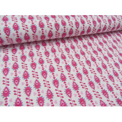 Baumwolle Stilblumen Julia - pink